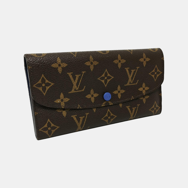 EMILIE Monogram Coated Canvas Brown Wallet