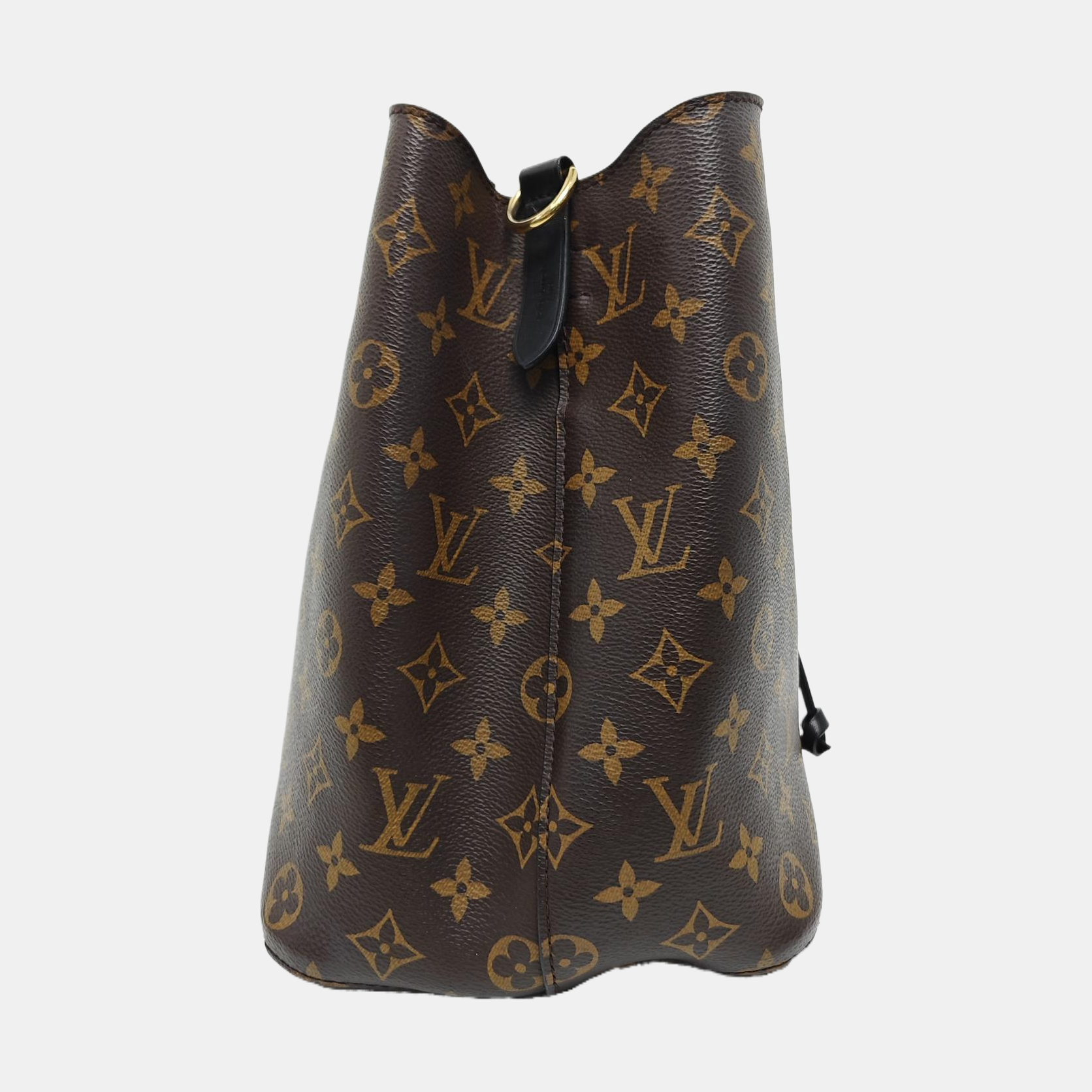NÉONOÉ MM Monogram Coated Canvas Brown