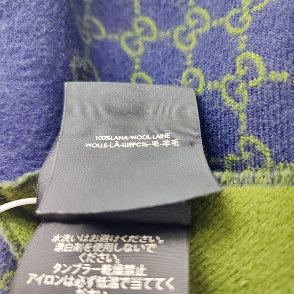 Wool Scarf Blue