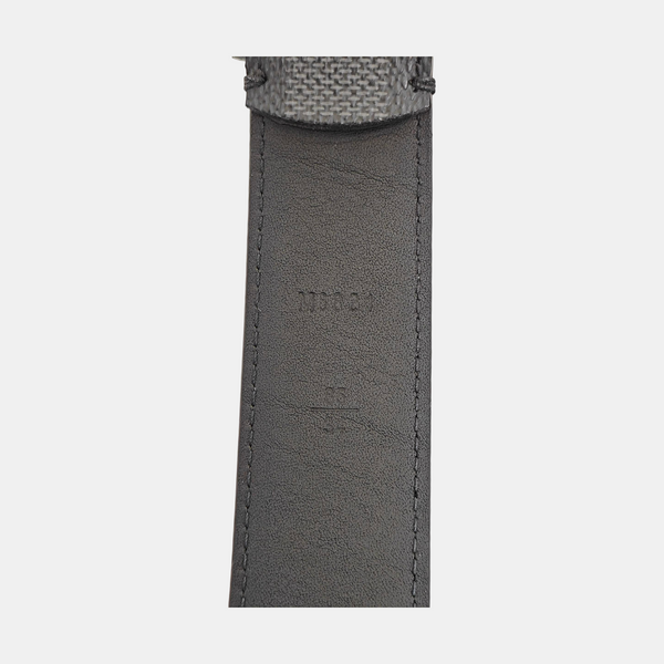 Coated Canvas Belt Black