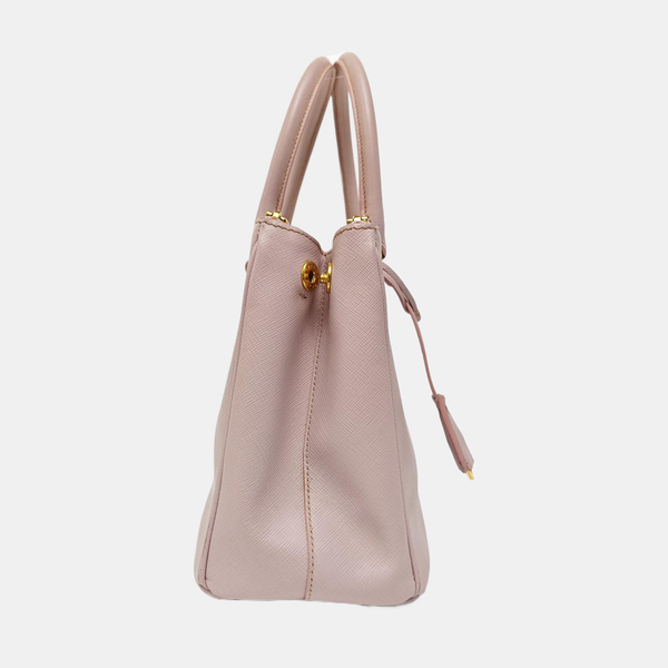 Galleria Medium Saffiano Calfskin Pink