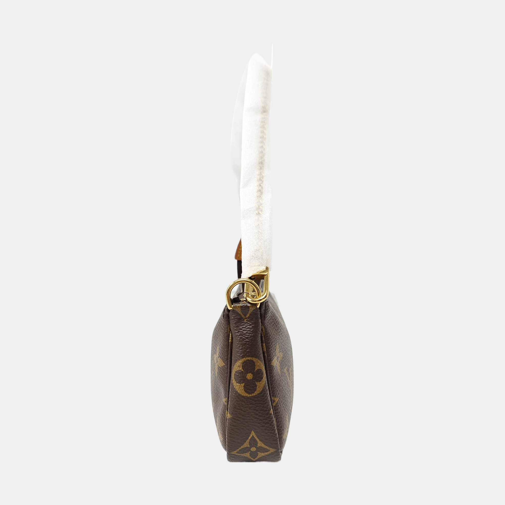 ACCESSOIRES Mini Monogram Coated Canvas Brown
