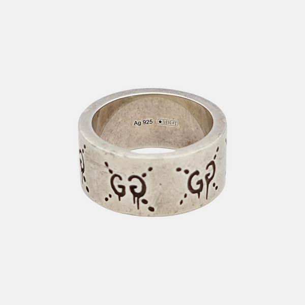 Ghost 925 Sterling Silver Ring EU 50