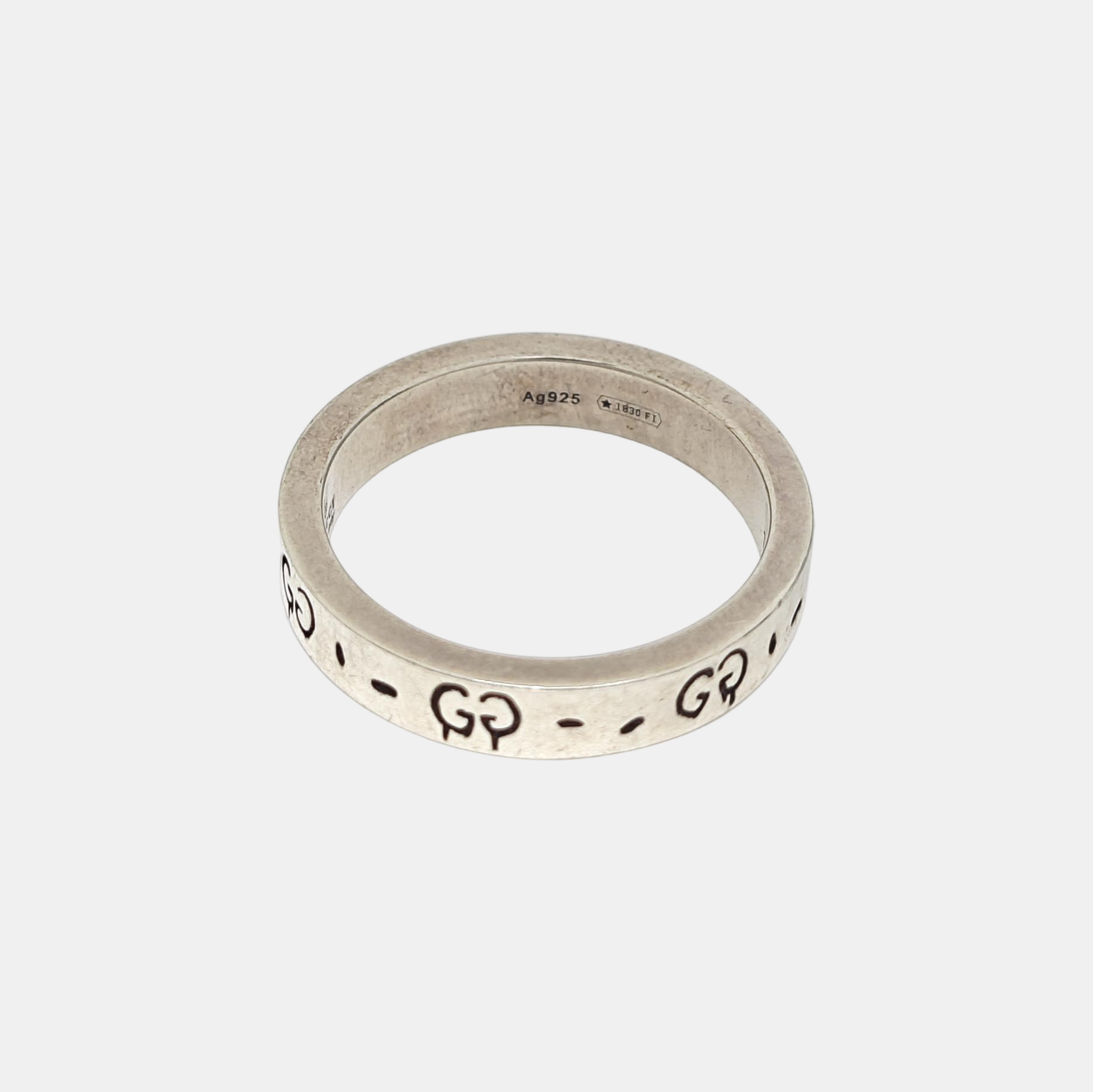 Ghost 925 Sterling Silver Ring HK 17