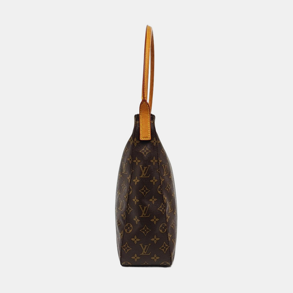 LOOPING GM Monogram Coated Canvas Brown