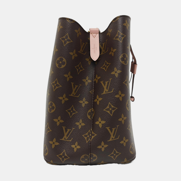 NÉONOÉ MM Monogram Coated Canvas Brown