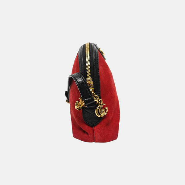 Ophidia Small Suede Red