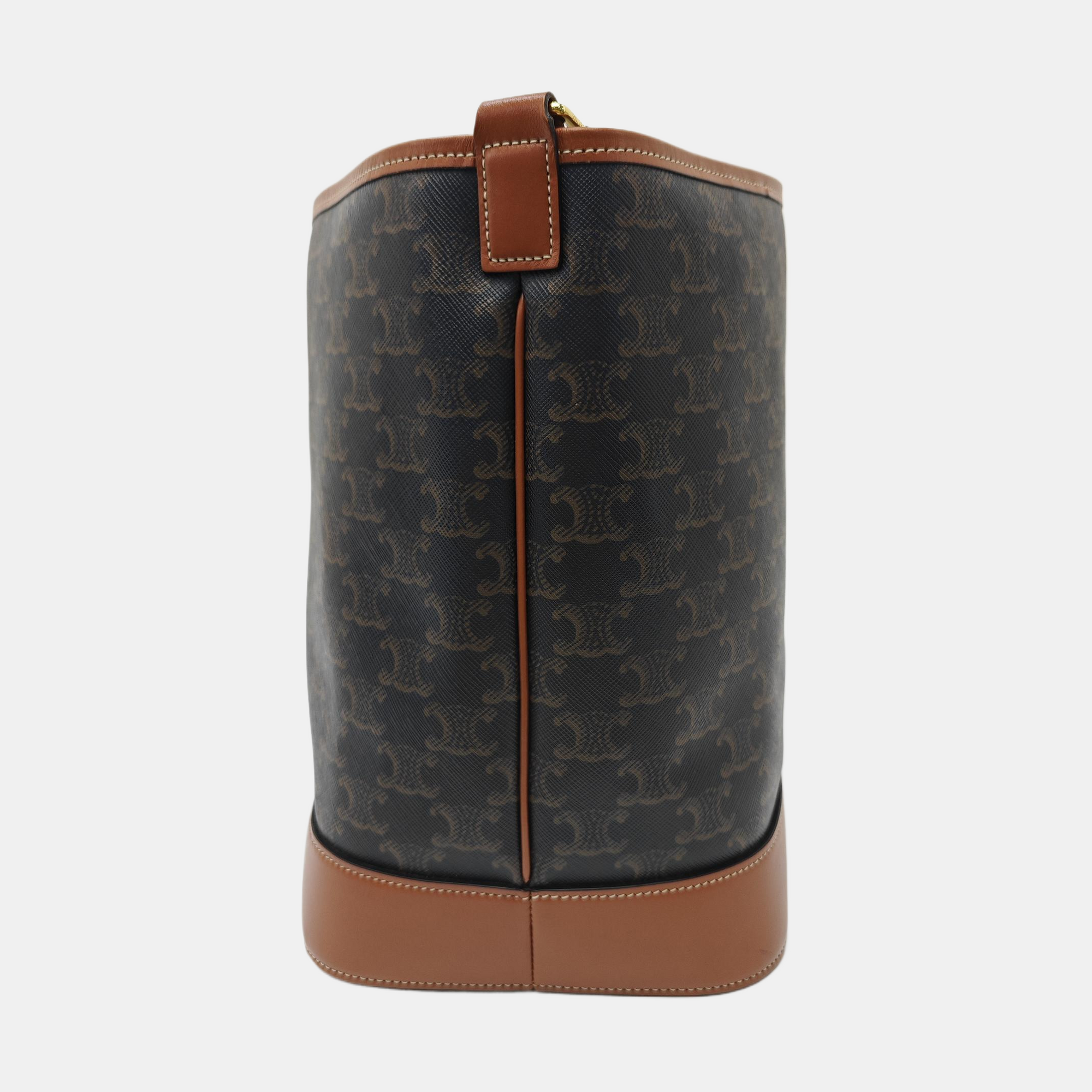 TRIOMPHE CANVAS Small Coated Canvas Brown