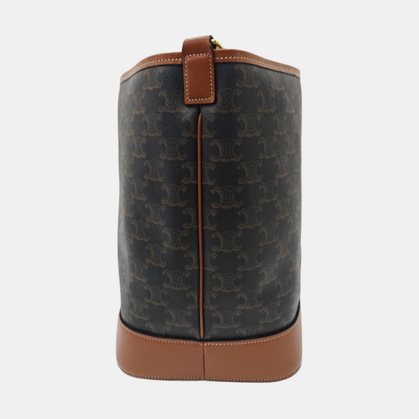 TRIOMPHE CANVAS Small Coated Canvas Brown