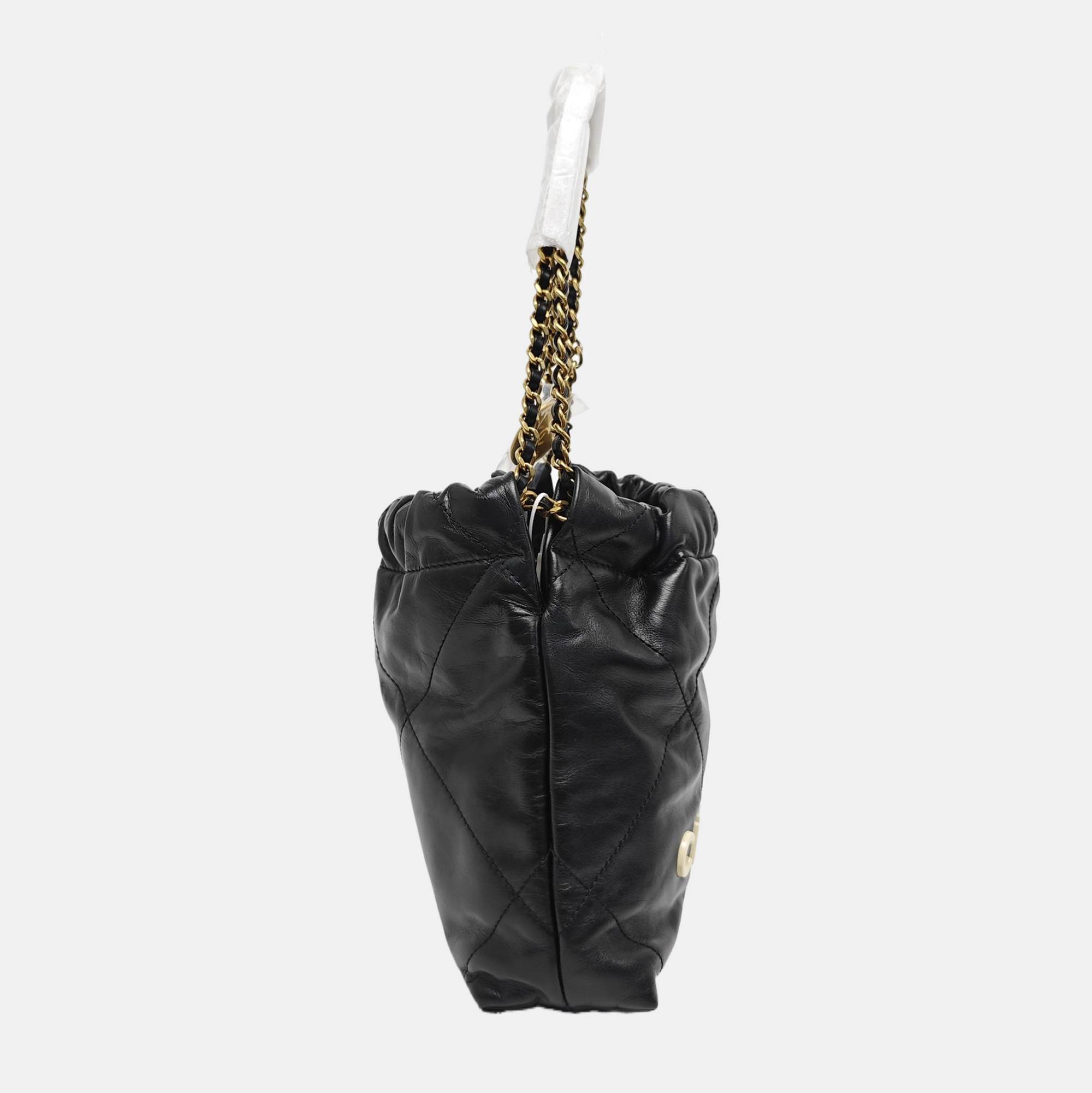 CHANEL 22 Mini Quilted Calfskin Black