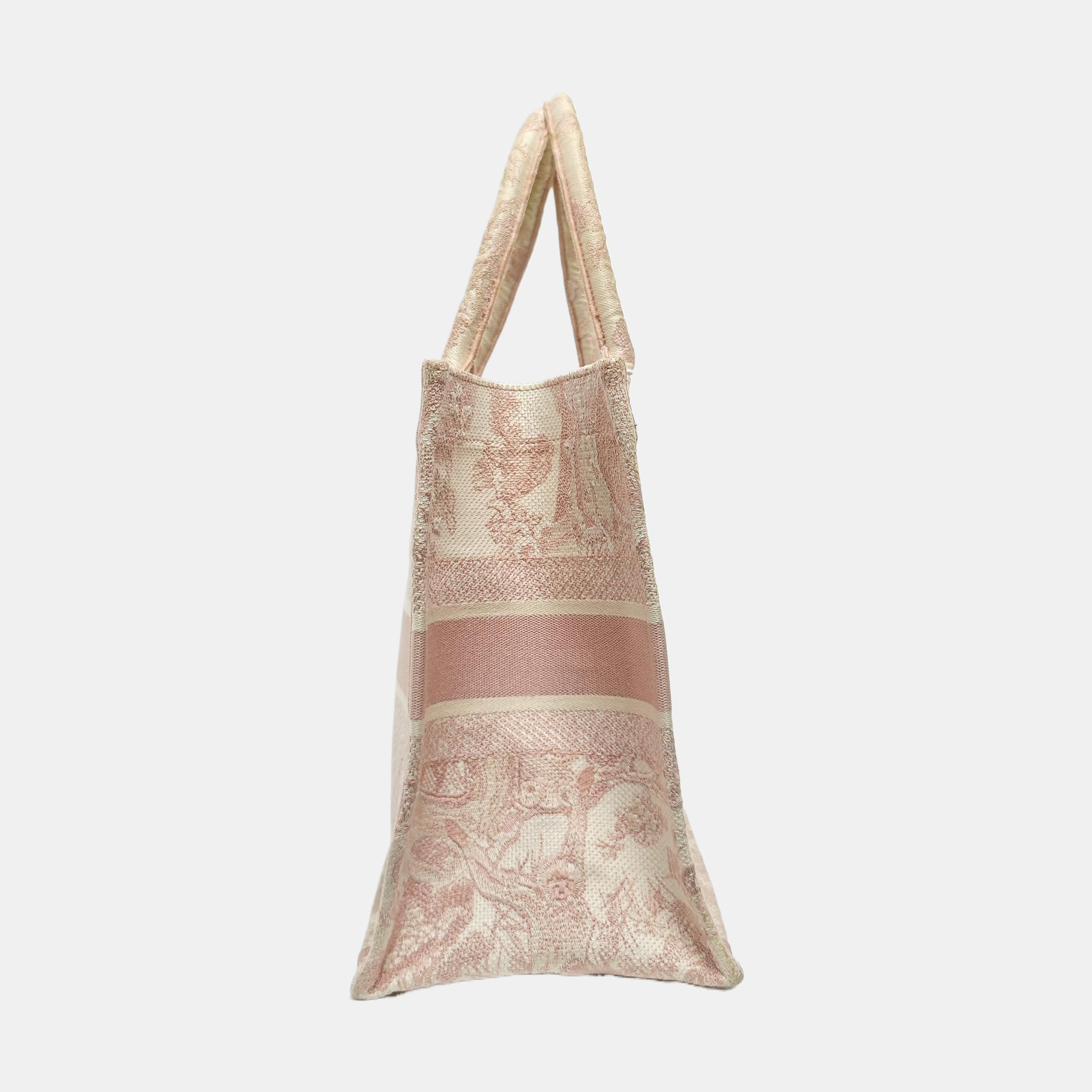 Book Tote Medium Canvas Pink