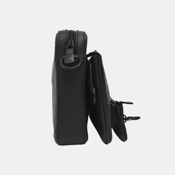 DUO Monogram Calfskin Black