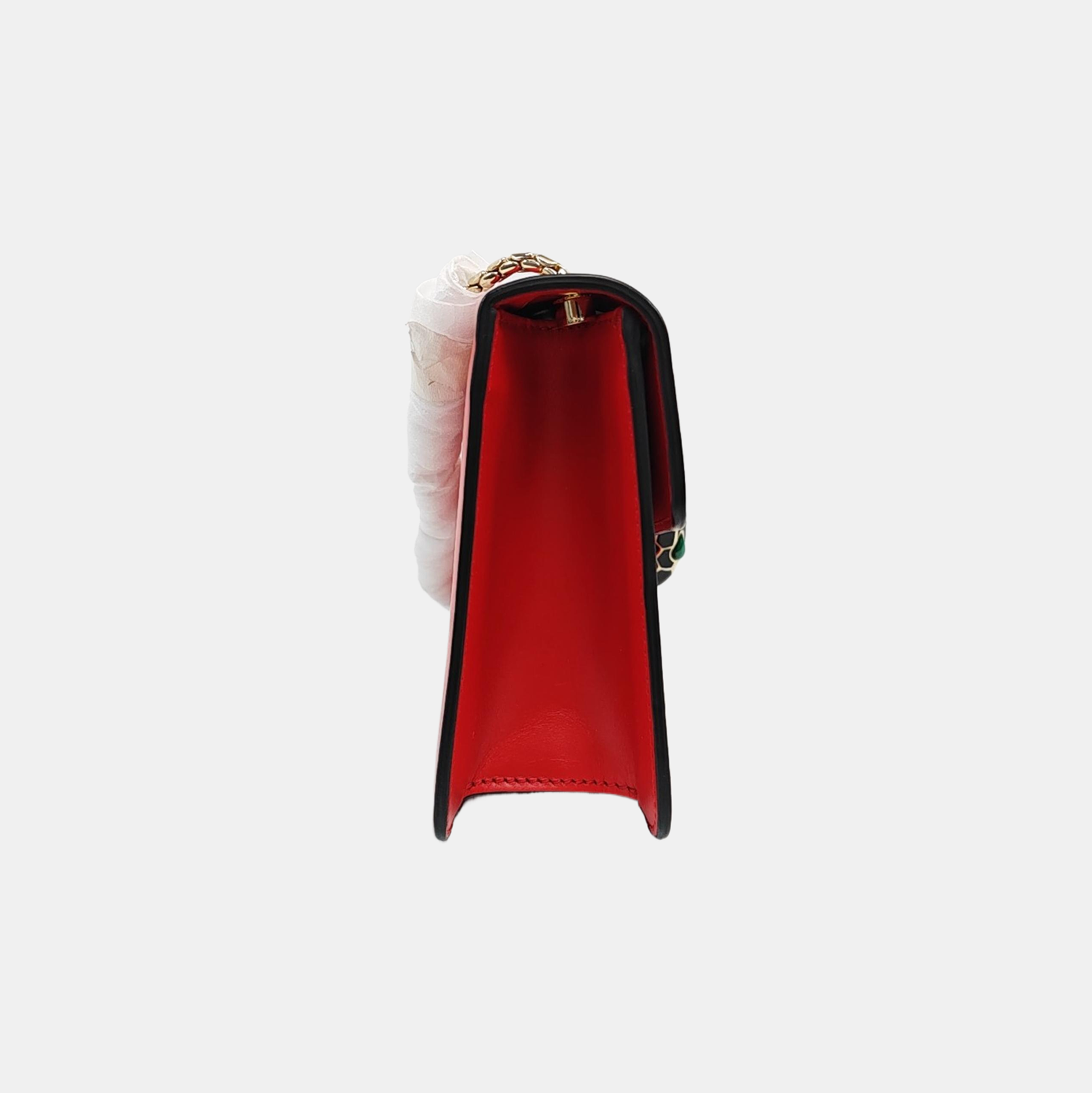 SERPENTI FOREVER Small Calfskin Red