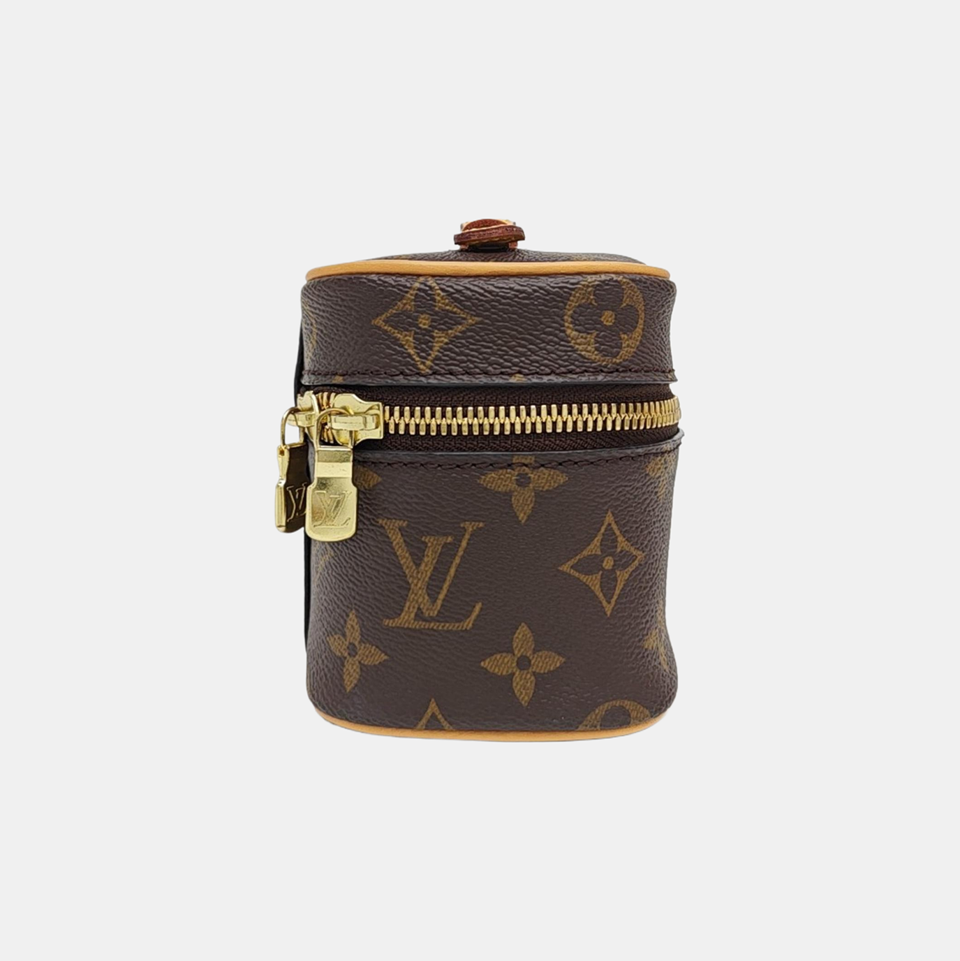NICE Super Mini Monogram Coated Canvas Brown