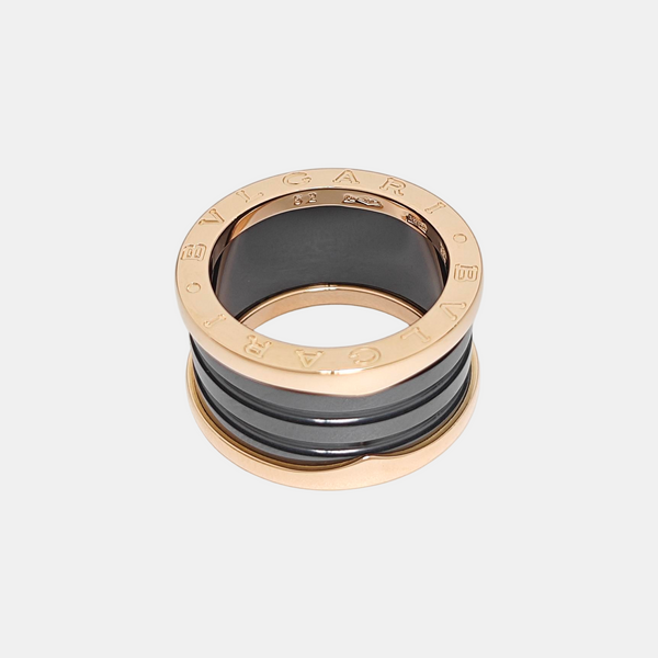 B.ZERO1 18k Rose Gold Ring EU 52