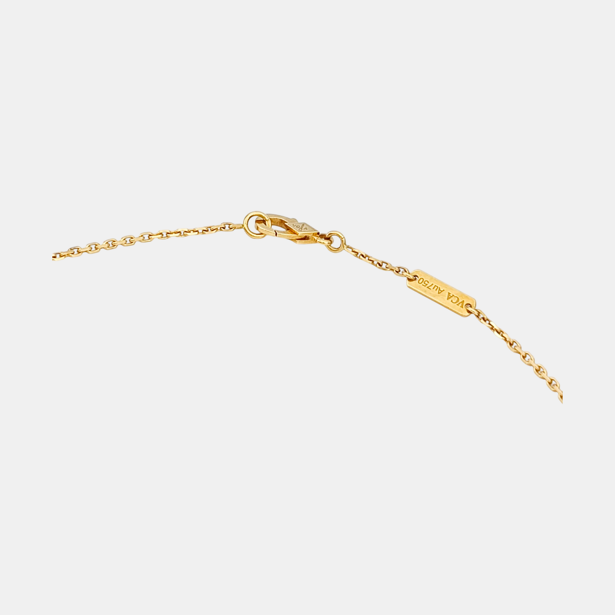 Vintage Alhambra 18k Gold Necklace