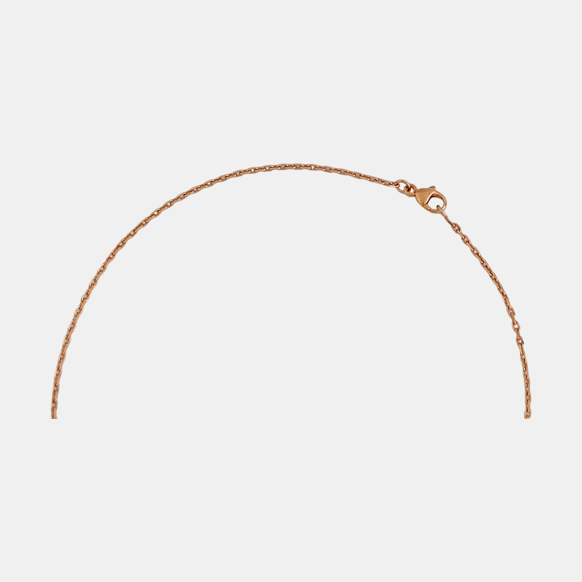 Pop H Metal Rose Gold Necklace