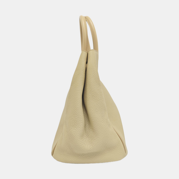 Calfskin Tote Bag Medium Beige