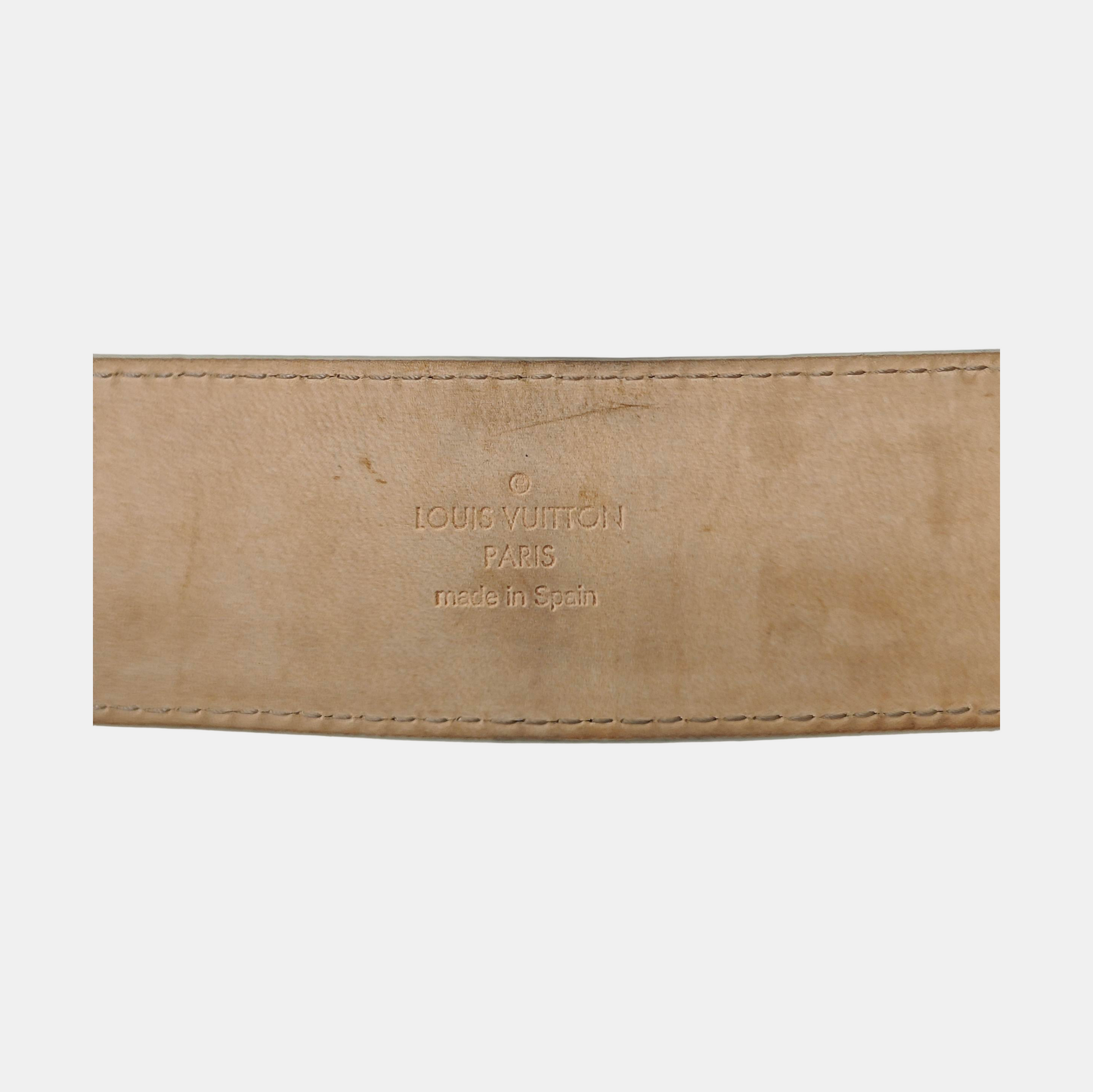 Coated Canvas Belt White