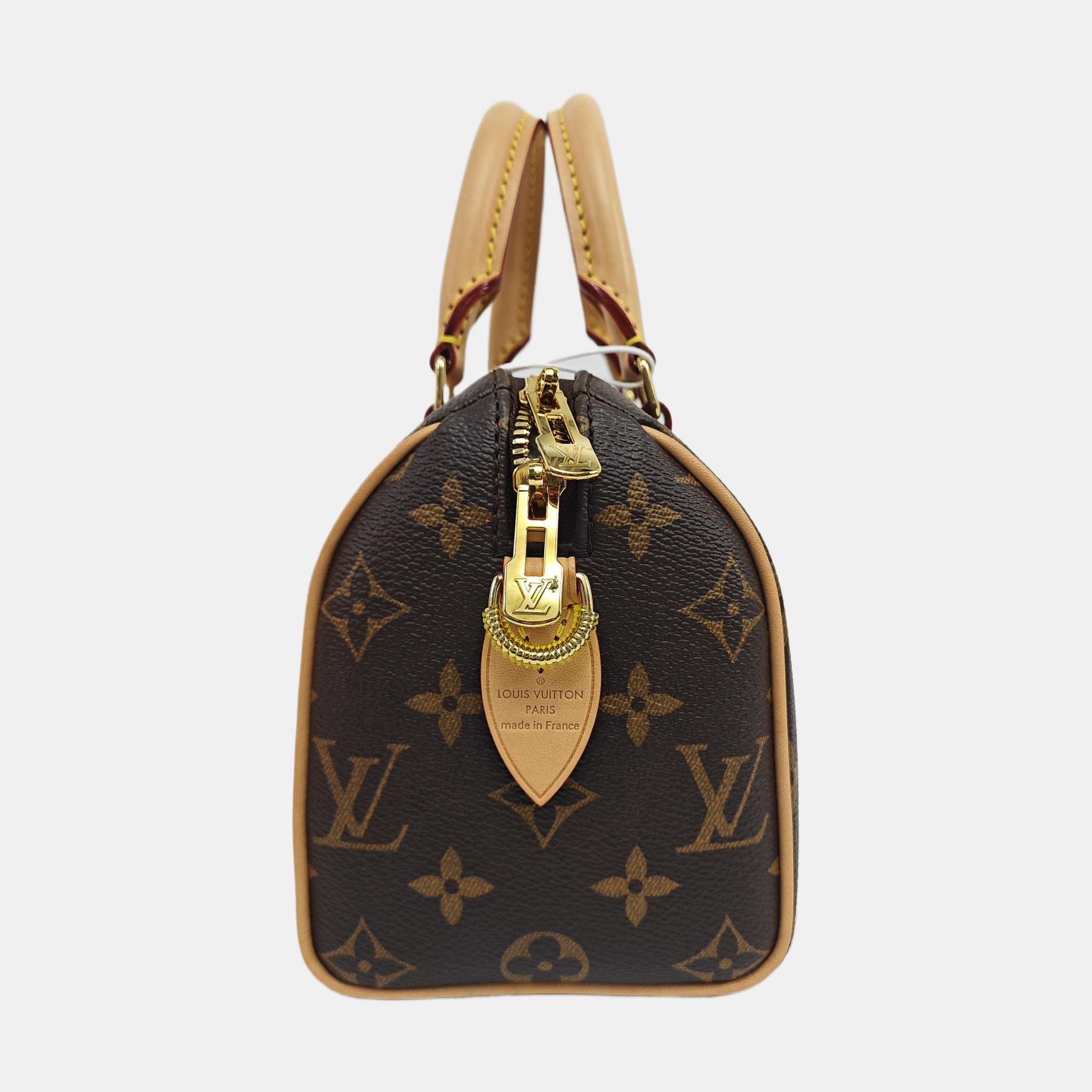 SPEEDY 20 Monogram Coated Canvas Brown