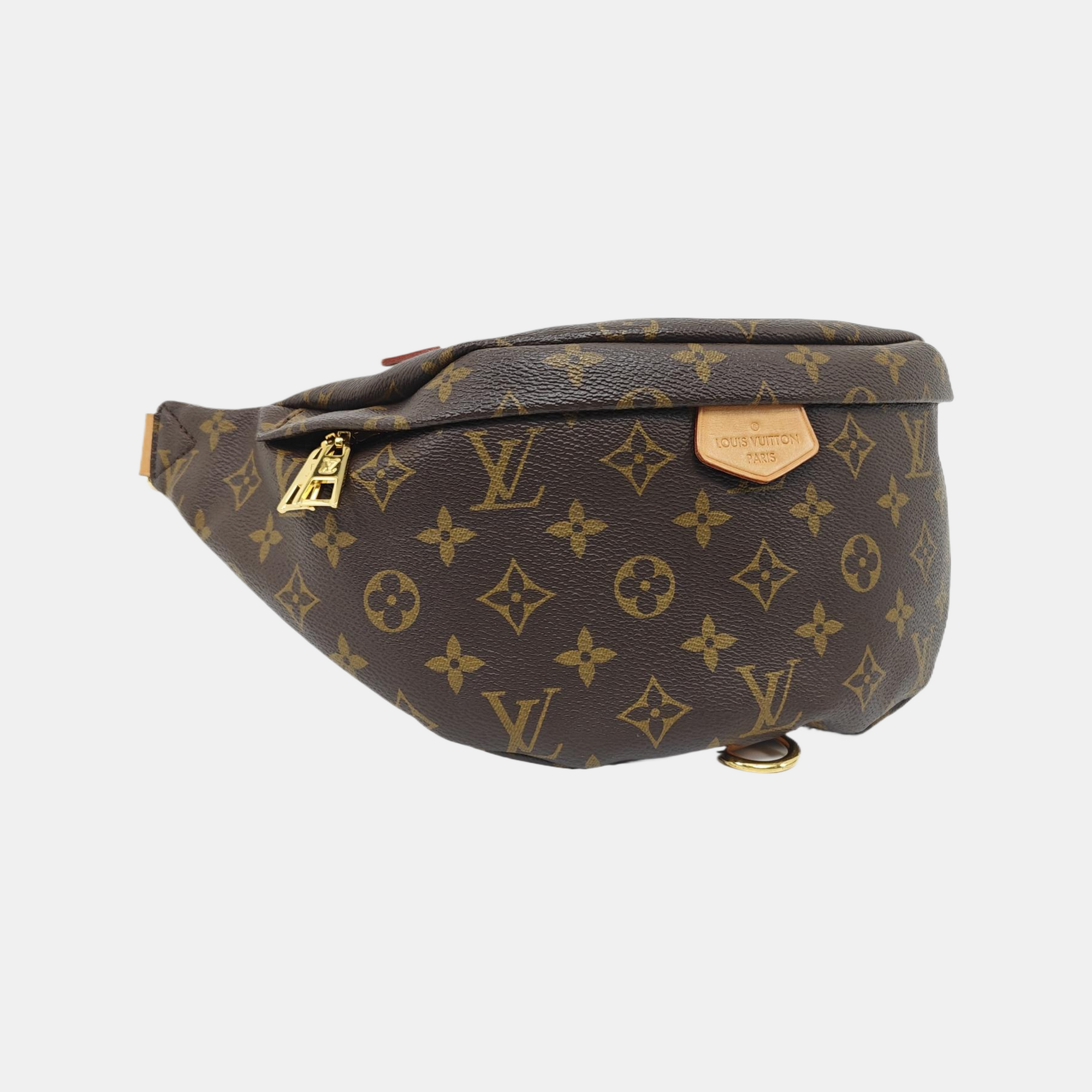 BUMBAG Monogram Coated Canvas Brown