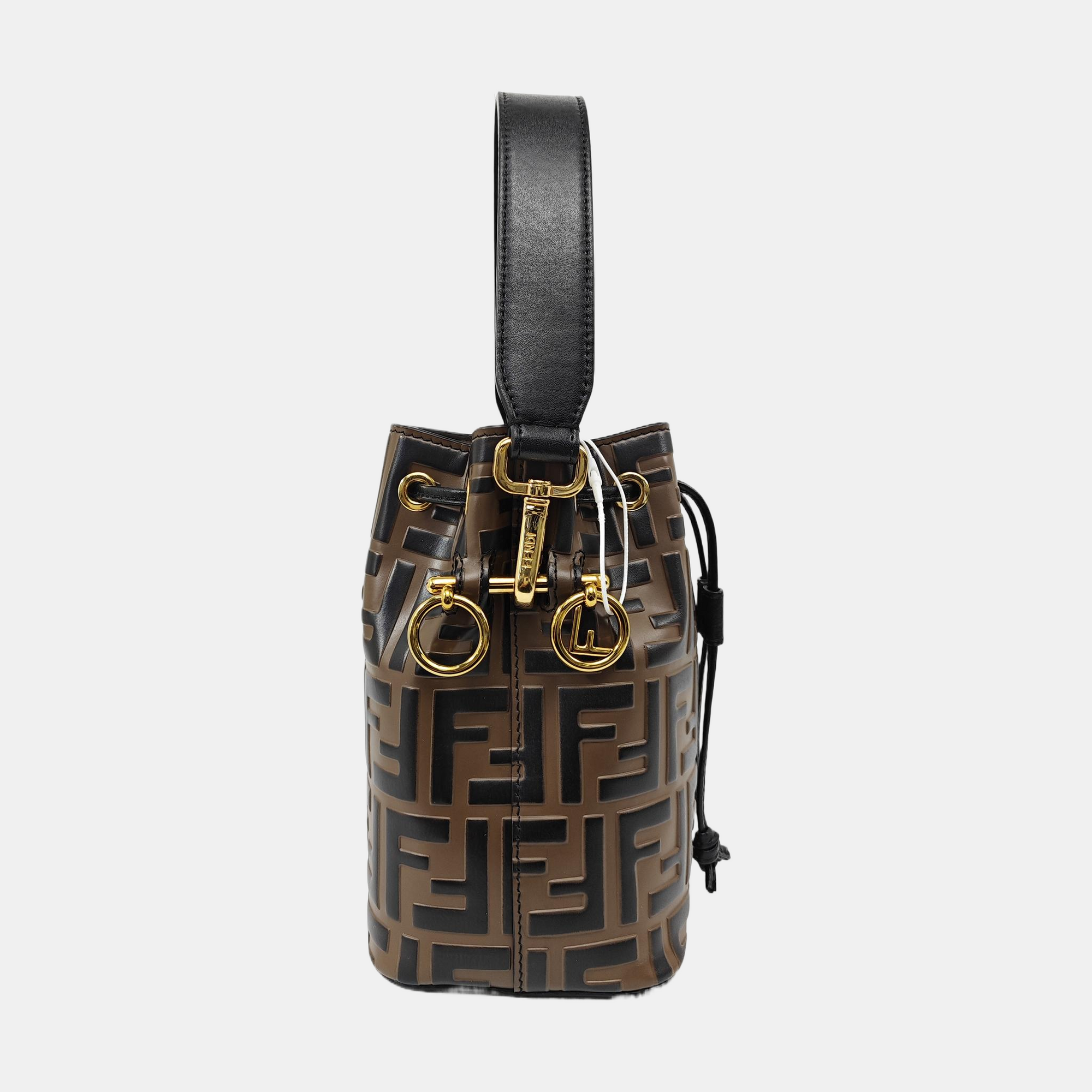 Mon Tresor Mini Monogram Calfskin Brown