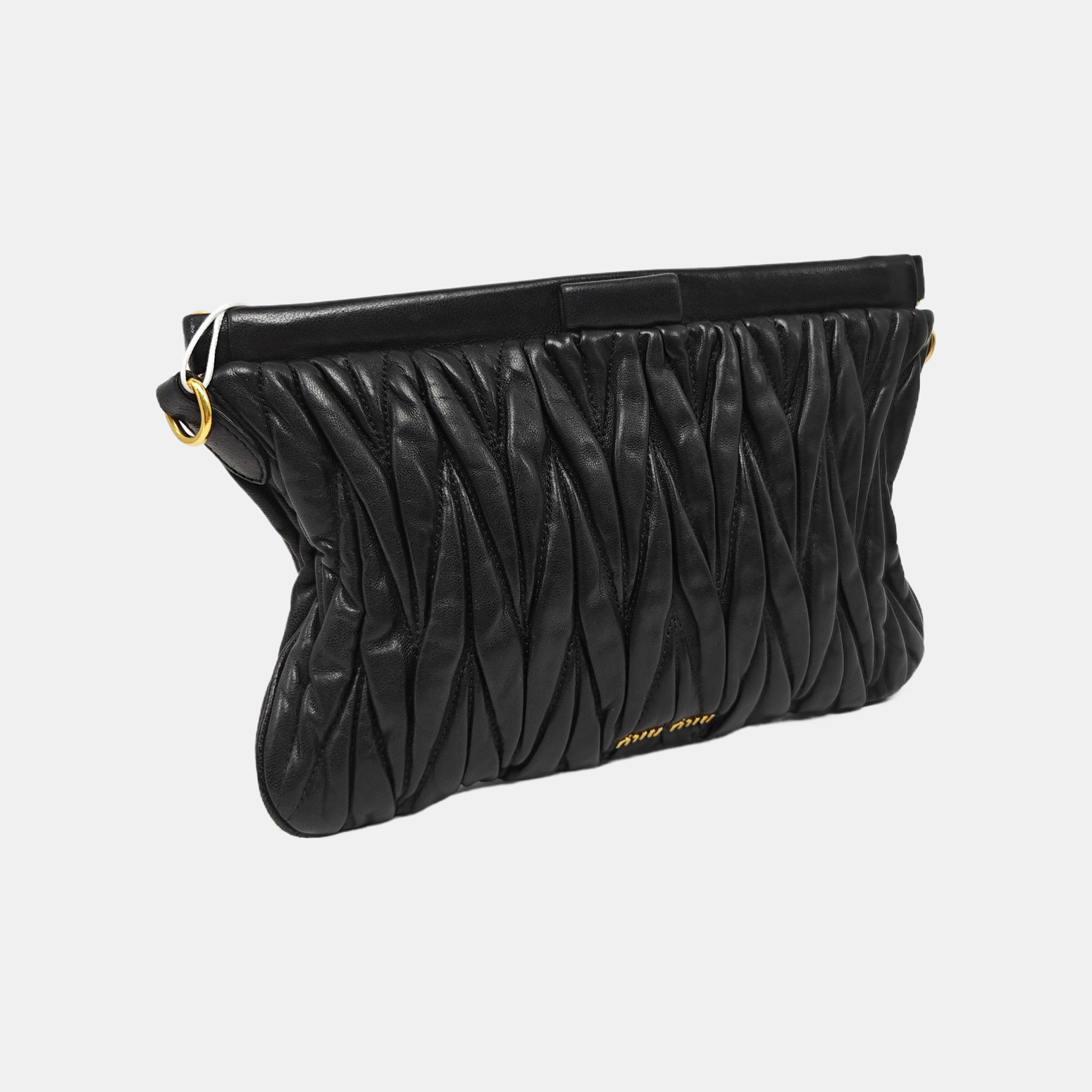 Lambskin Shoulder Bag Black