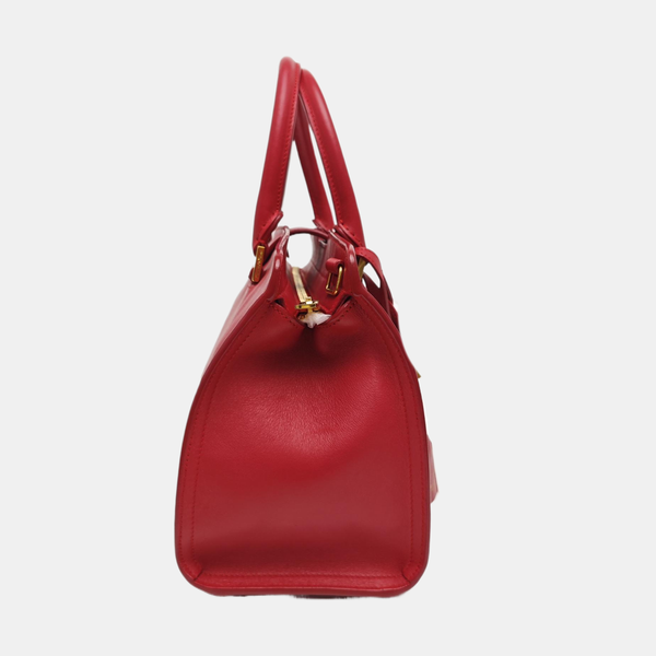 MONOGRAM CABAS Calfskin Red