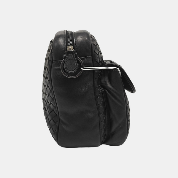 Lambskin Shoulder Bag Black
