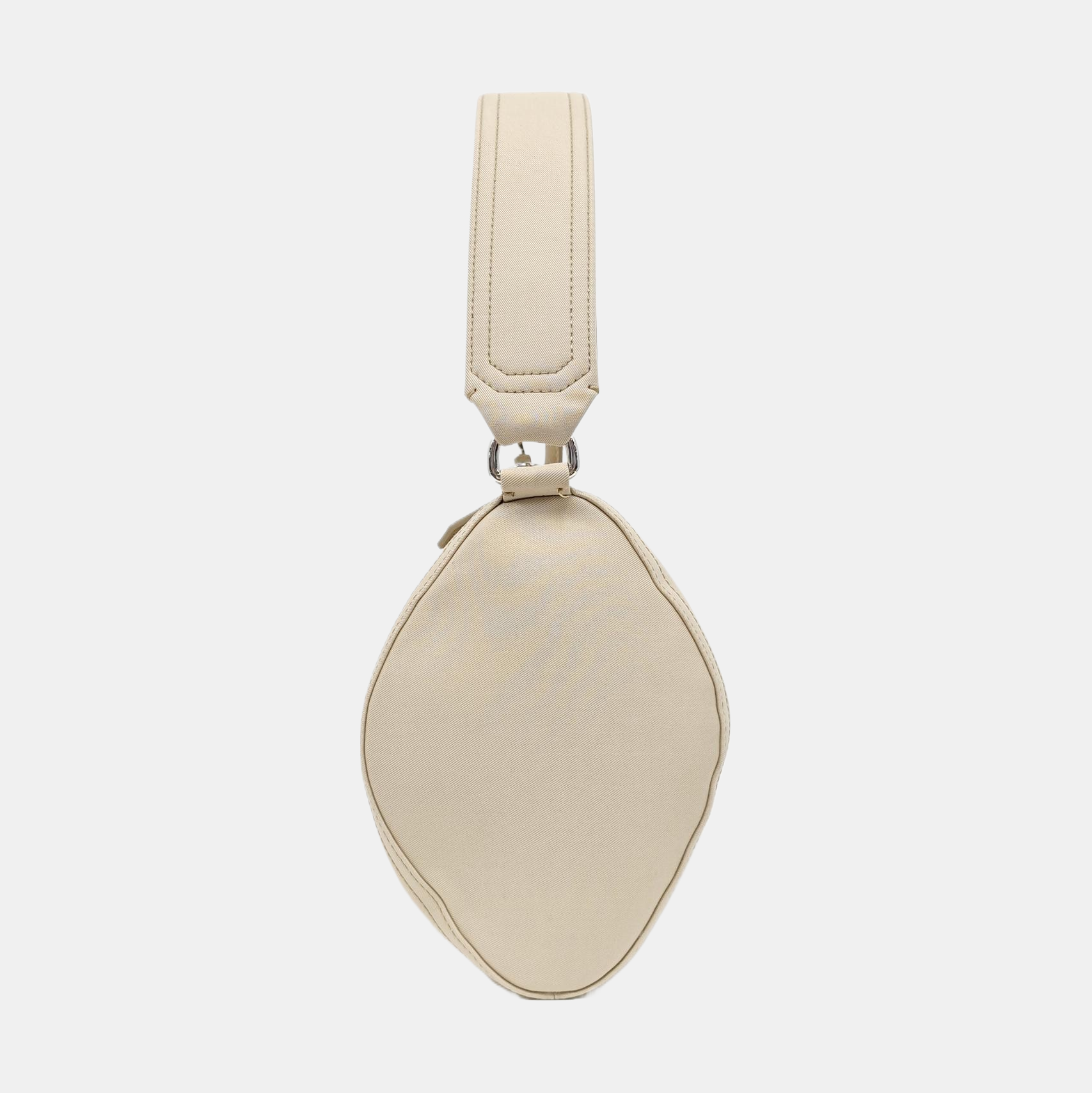 Canvas Top Handle Bag Small Beige