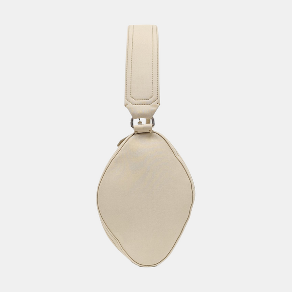 Canvas Top Handle Bag Small Beige