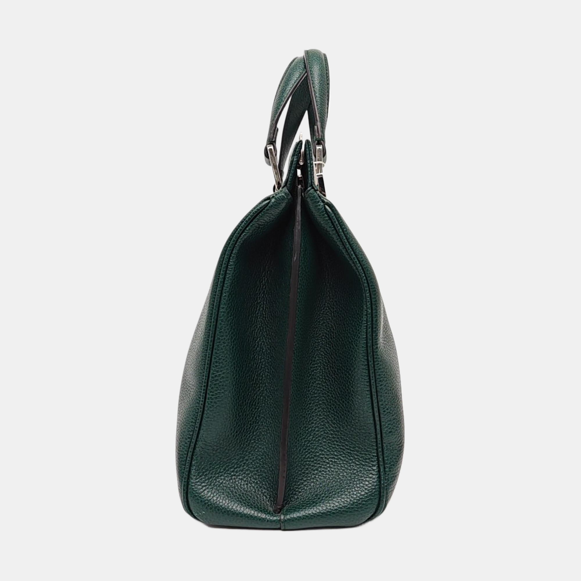 Zumi Medium Calfskin Green