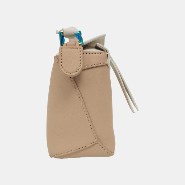 Puzzle Mini Calfskin Multicolor