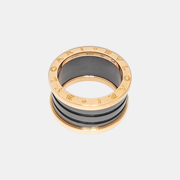 B.ZERO1 18k Rose Gold Ring EU 54