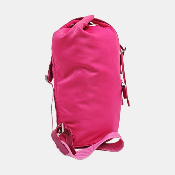 Nylon Backpack Red