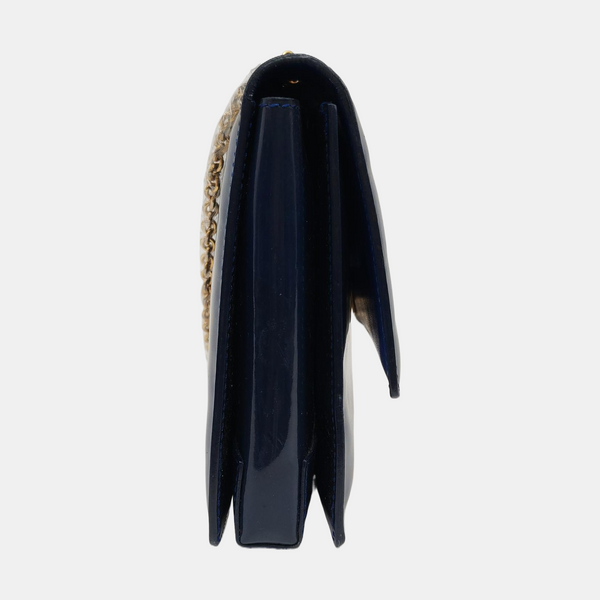 Ginny Calfskin Blue
