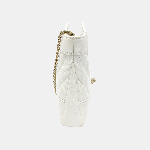 CHANEL 31 Mini Quilted Lambskin White
