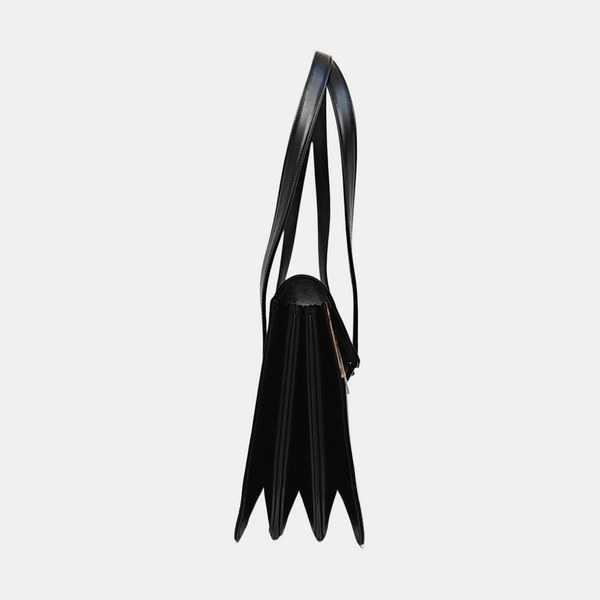 Calfskin Shoulder Bag Black