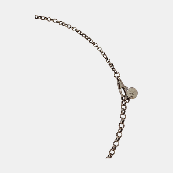 925 Sterling Silver Blue Necklace
