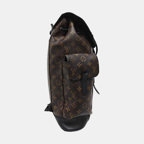 CHRISTOPHER PM Monogram Coated Canvas Brown