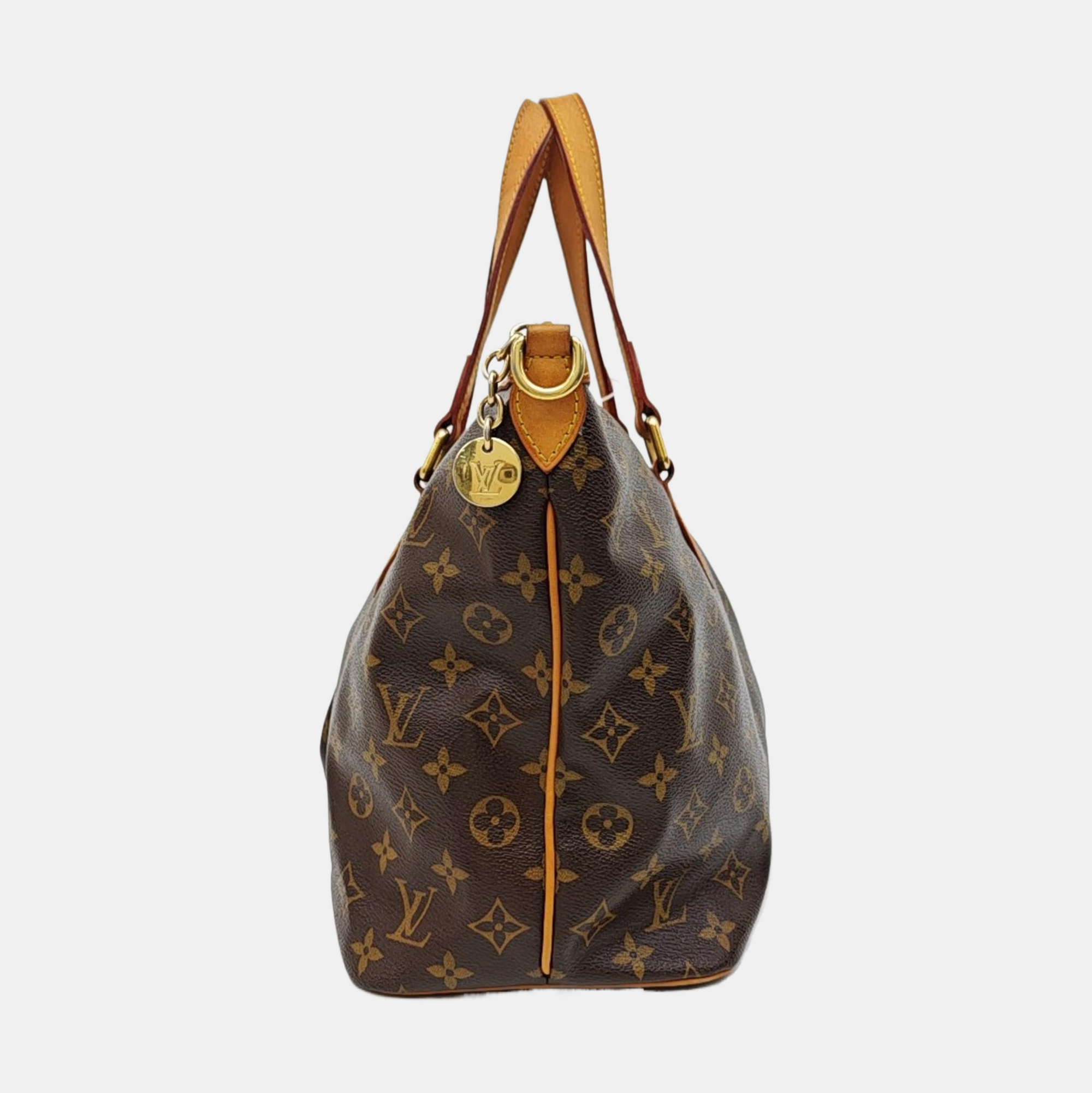 PALERMO PM Monogram Coated Canvas Brown