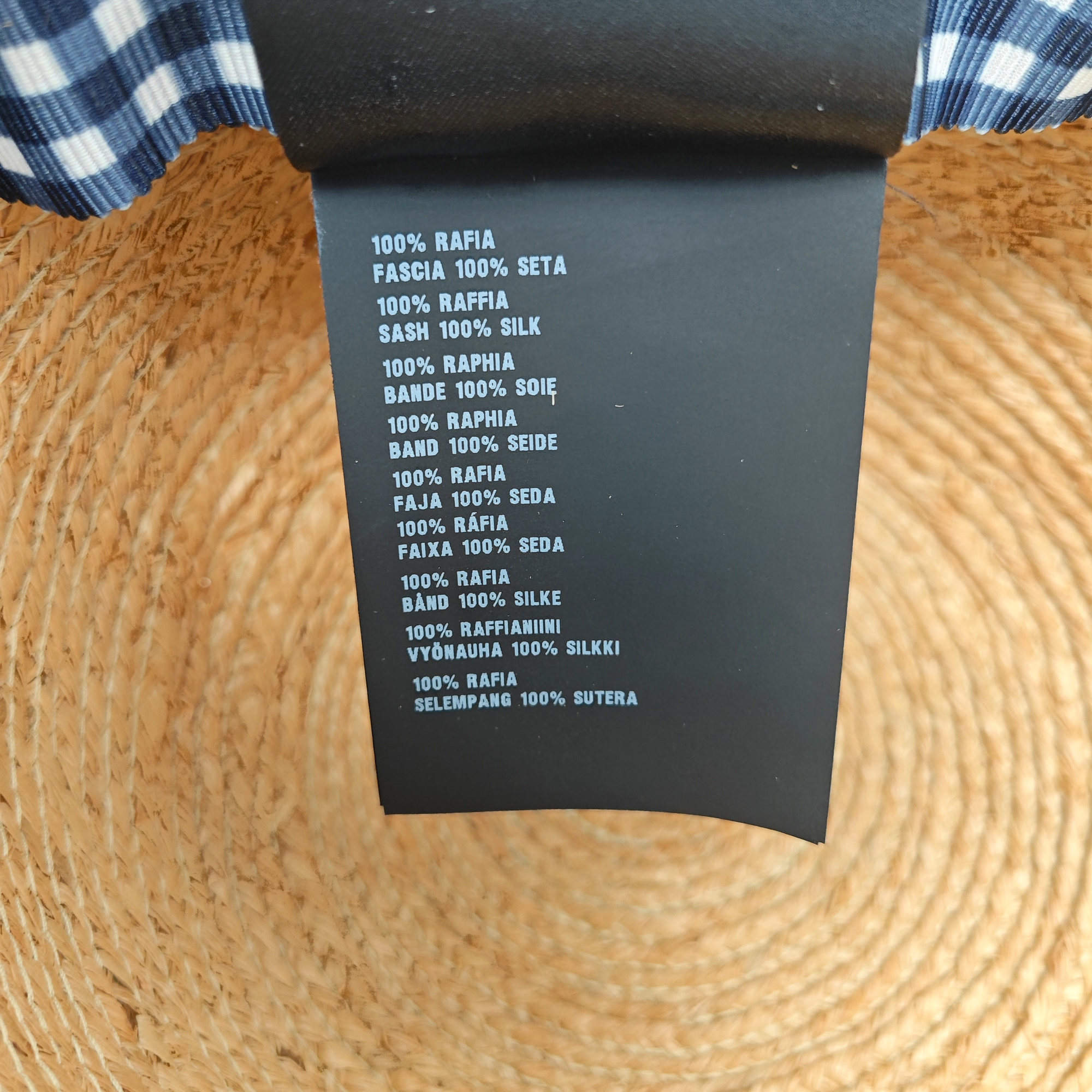 Natural Straw Hat Beige