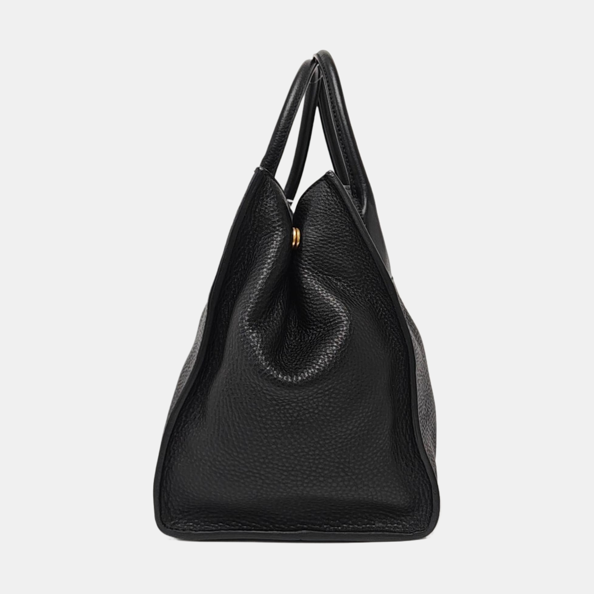 Calfskin Shoulder Bag Black