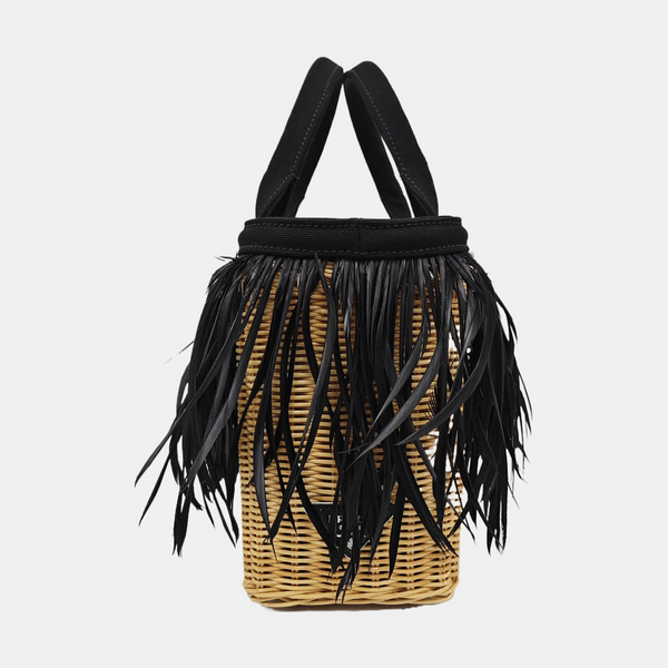 Special Material Shoulder Bag Beige