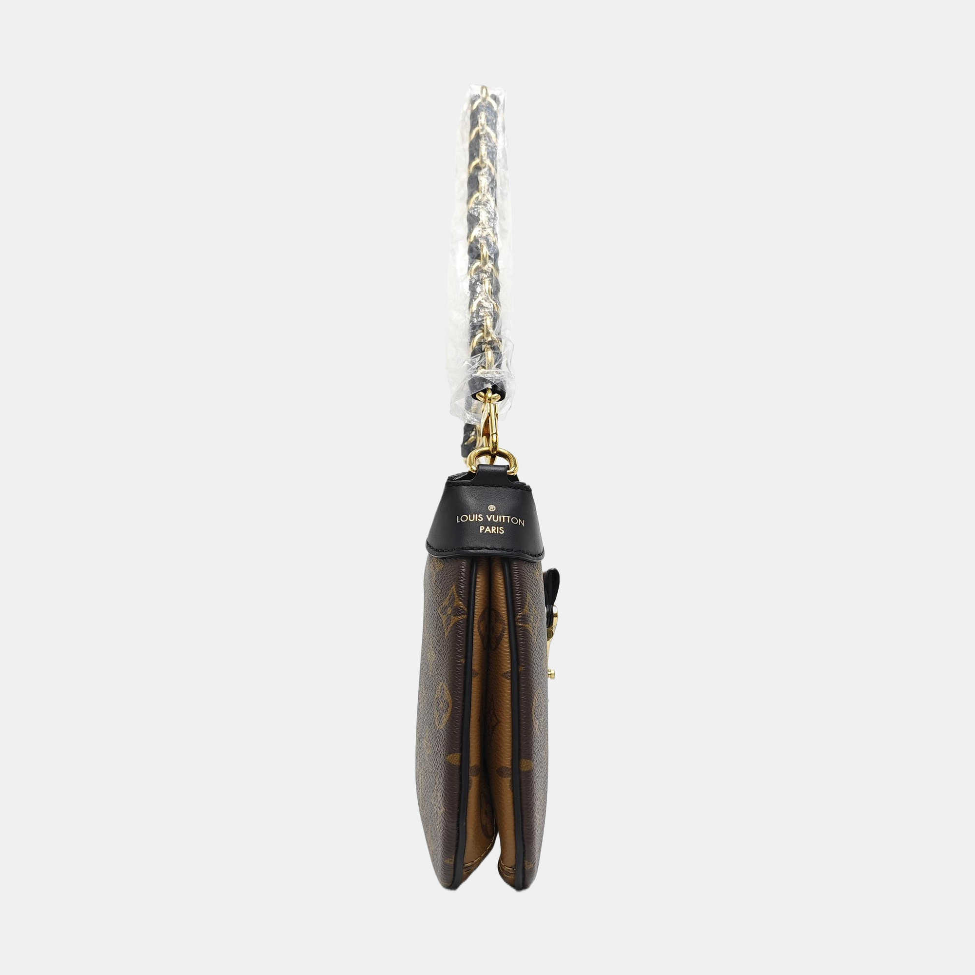 TWINNY Monogram Coated Canvas Brown