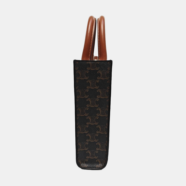CABAS CELINE Mini Coated Canvas Brown