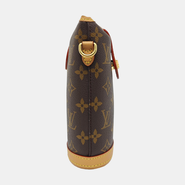 FOLD ME Monogram Coated Canvas Brown