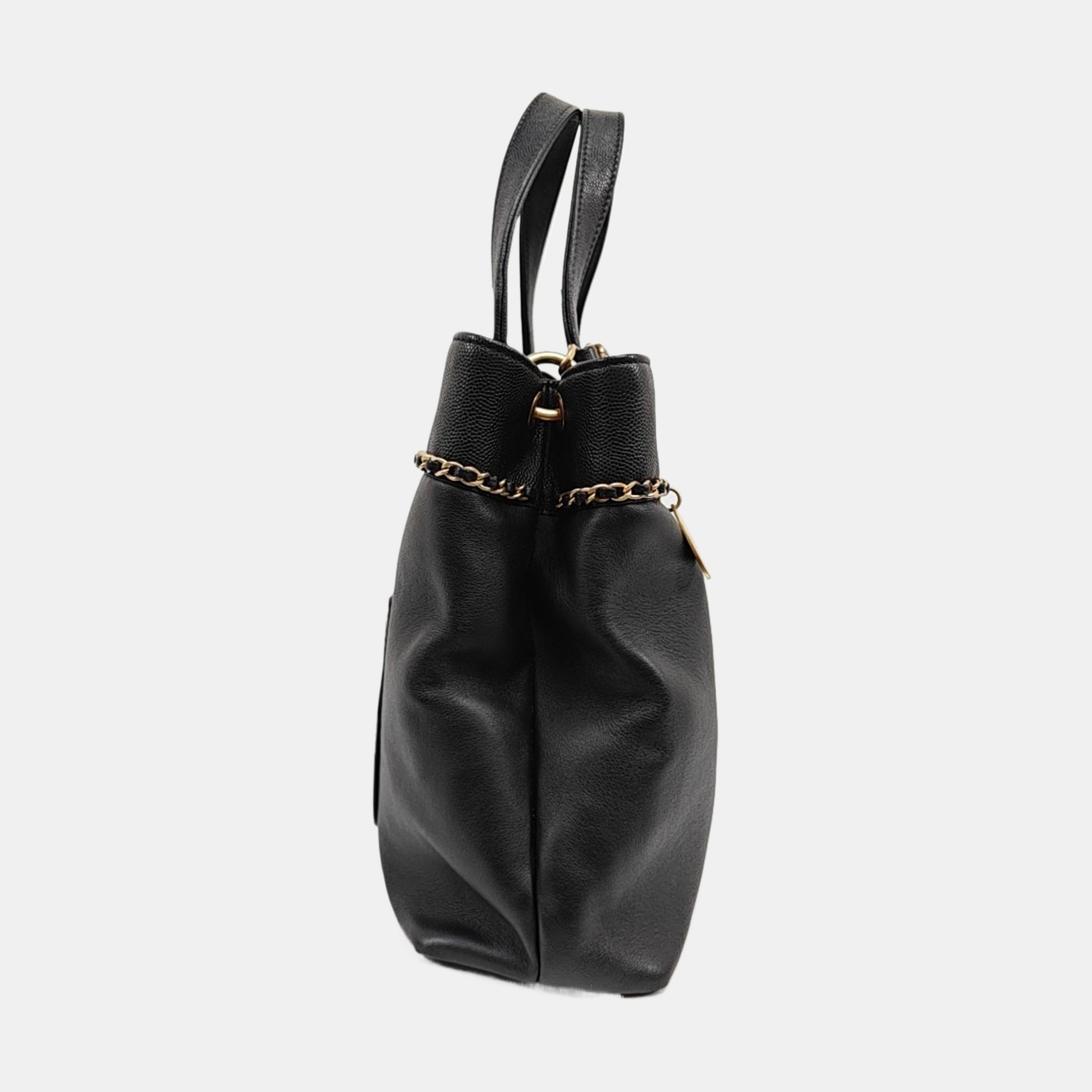 Quilted Calfskin Black