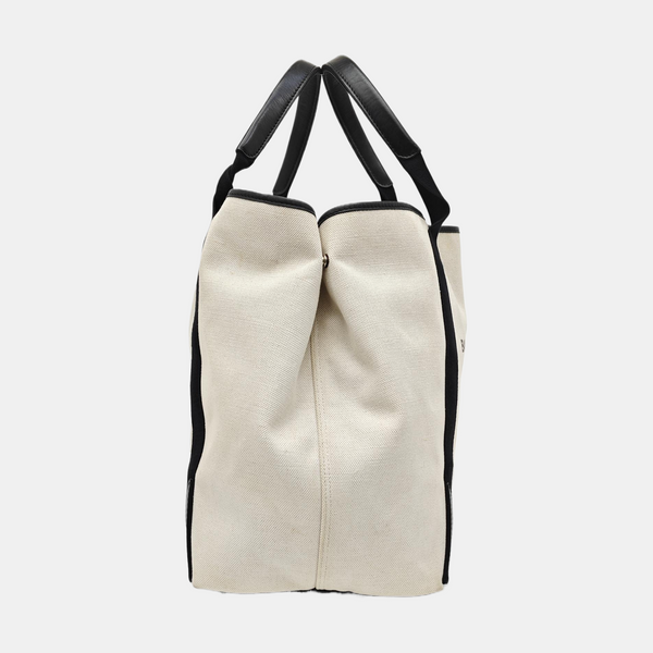 Navy Canvas White