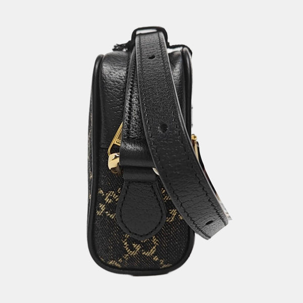 Ophidia Mini Monogram Denim Black